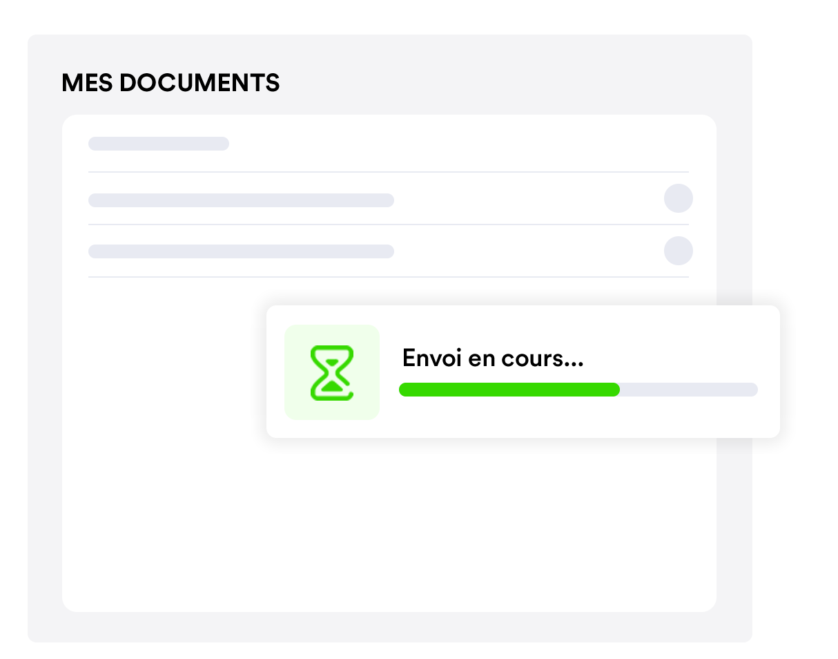 Envoyer des documents pour la gestion des sinistres